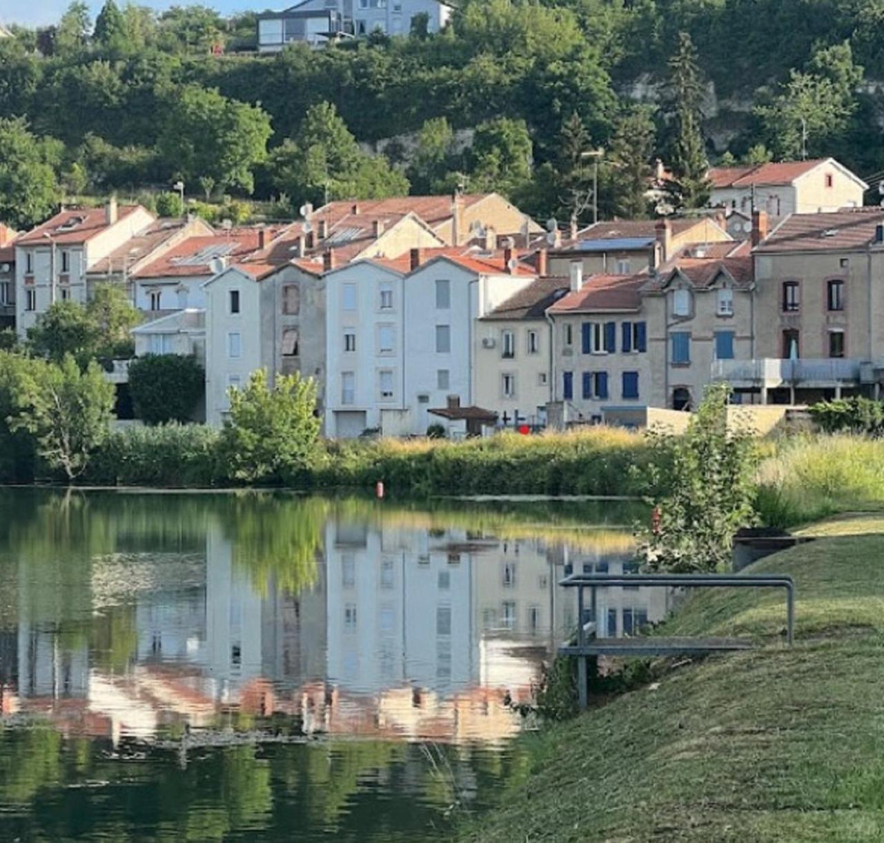 Jolie, Cozy, Confortable Maison De Ville Au Calme A 5Min Du Centre De Verdun, Parking Devant La Maison Belleville-Sur-Meuse Exterior foto